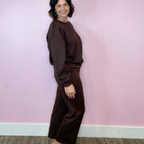 Ultra Comfy Sweatshirt & Cropped Leg Pant Set - Jessi Jayne Boutique