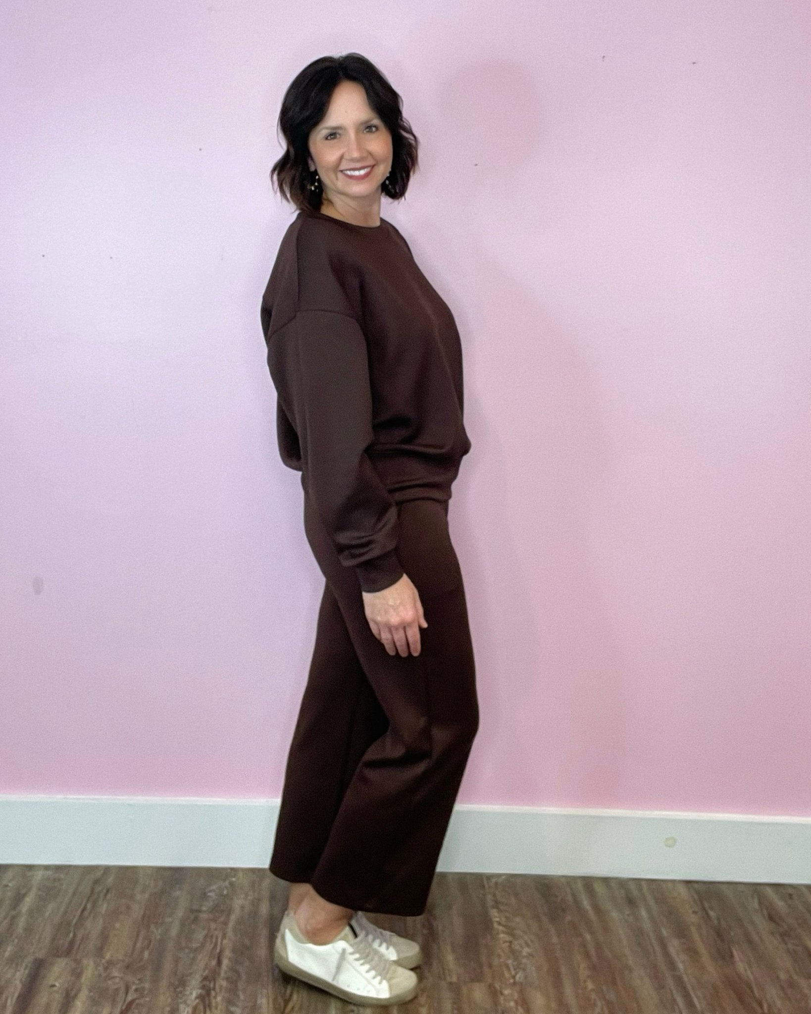 Ultra Comfy Sweatshirt & Cropped Leg Pant Set - Jessi Jayne Boutique