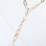 Olean Baroque Pearl Link Y Necklace