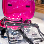 Punta Cana Large Black Patent Case Bag - Jessi Jayne Boutique
