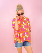 Sunset In Bloom Button - Up - Jessi Jayne Boutique