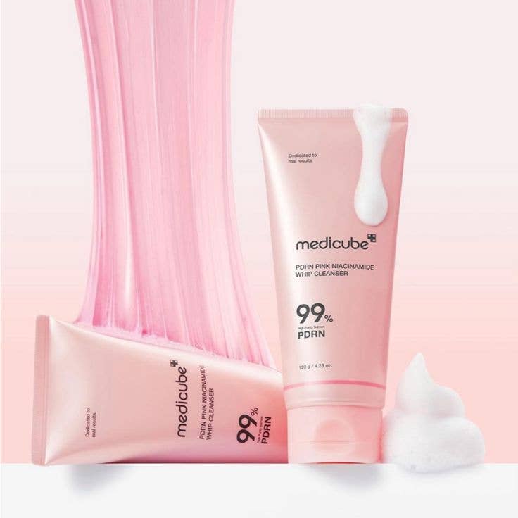 MEDICUBE PDRN Pink Niacinamide Whip Cleanser - Jessi Jayne Boutique