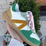 Mia Vesta Green Multi Sneaker - Jessi Jayne Boutique