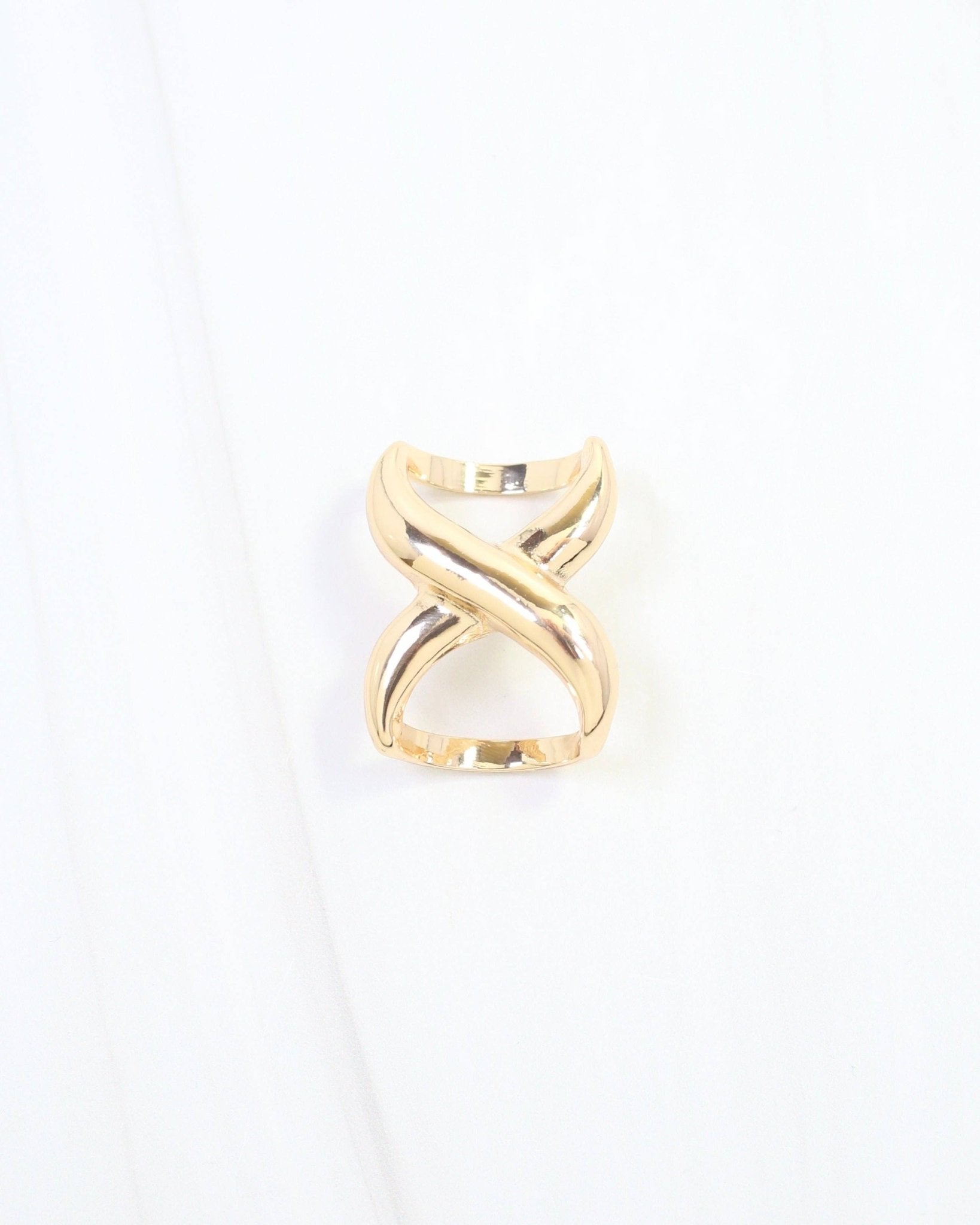 Kora Infinity Scarf Slide Gold - Jessi Jayne Boutique