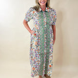 Botanical Tapestry Maxi Dress - Jessi Jayne Boutique