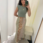 Meadow Bloom Patchwork Skirt - Jessi Jayne Boutique