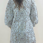 Ecru Elegance Zip Front Mini Dress - Jessi Jayne Boutique
