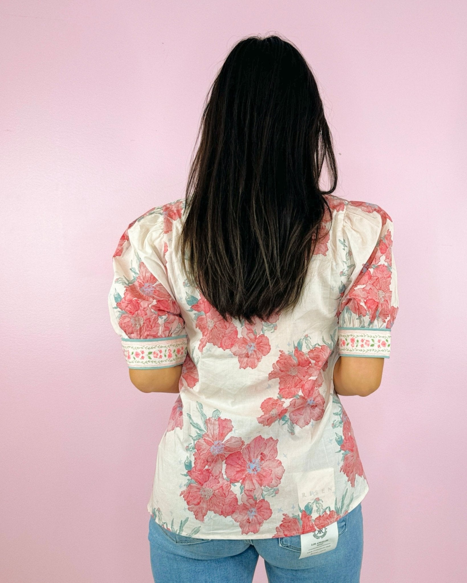 Garden Daydream Floral Blouse - Jessi Jayne Boutique