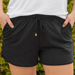 After Dark Black Everyday Shorts - Jessi Jayne Boutique