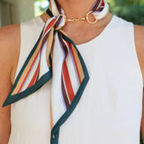 Henley Horsebit Buckle Multi-Color Scarf Necklace - Jessi Jayne Boutique
