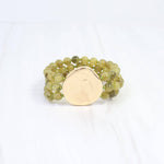 Kori Beaded Stretch Bracelet Olive - Jessi Jayne Boutique