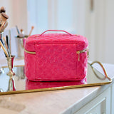 Hampton Hot Pink Patent Train Case