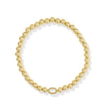 Kendra Scott Mini Elaina Stretch Bracelet Gold Ivory Mother of Pearl - Jessi Jayne Boutique