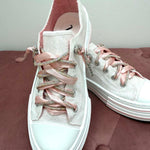 Very G White Glitter Aman Mary's Version Sneakers - Jessi Jayne Boutique