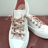 Very G White Glitter Aman Mary's Version Sneakers - Jessi Jayne Boutique