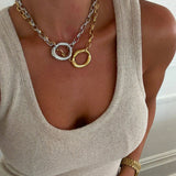 Chansuttpearls Scotty Necklace: Gold