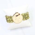 Kori Beaded Stretch Bracelet Olive - Jessi Jayne Boutique