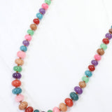 Marcela Dark Multi Stone Beaded Necklace - Jessi Jayne Boutique