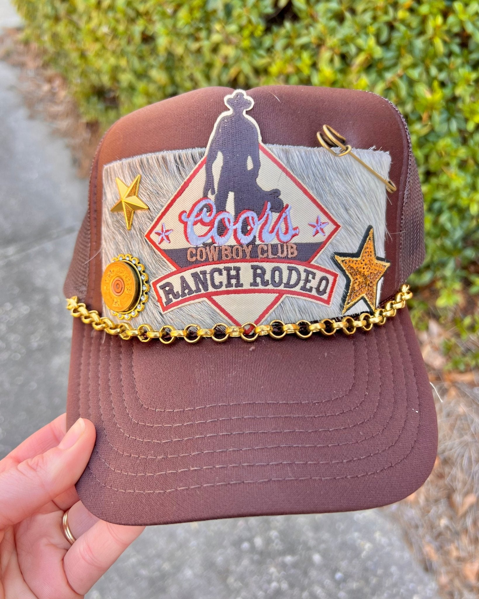 Summer Renee Bullet Trucker Hat Coors Cowboy Club Ranch Rodeo - Jessi Jayne Boutique