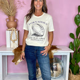 Purvis Tornadoes Football Tee In Cream - Jessi Jayne Boutique