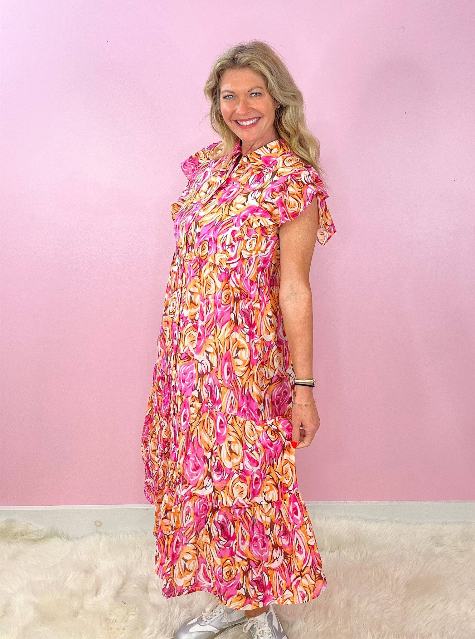 Garden Party Twirl Dress - Jessi Jayne Boutique