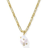 Kendra Scott Melody Long Gold Freshwater Cultured Pearl Necklace - Jessi Jayne Boutique