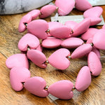 Blushing Hearts Wooded Bracelet - Jessi Jayne Boutique