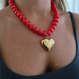 Heart Necklaces - 4 Colors