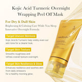 MEDICUBE Kojic Acid Turmeric Overnight Wrapping Peel Off Mask 75ml 2.53 fl. oz. - Jessi Jayne Boutique