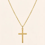 Pressie Still Cross Necklace - Jessi Jayne Boutique