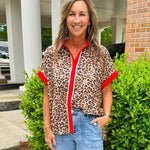 Bold Instinct Button Down Top - Jessi Jayne Boutique