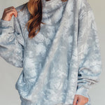 PREORDER ITEM (Estimated 10/31 ship date) White Wash Camo Fleece Shorts - Jessi Jayne Boutique