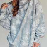 PREORDER ITEM (Estimated 10/31 ship date) White Wash Camo Fleece Shorts - Jessi Jayne Boutique