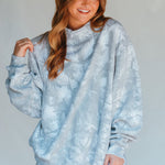 PREORDER ITEM (Estimated 10/31 ship date) White Wash Camo Fleece Shorts - Jessi Jayne Boutique