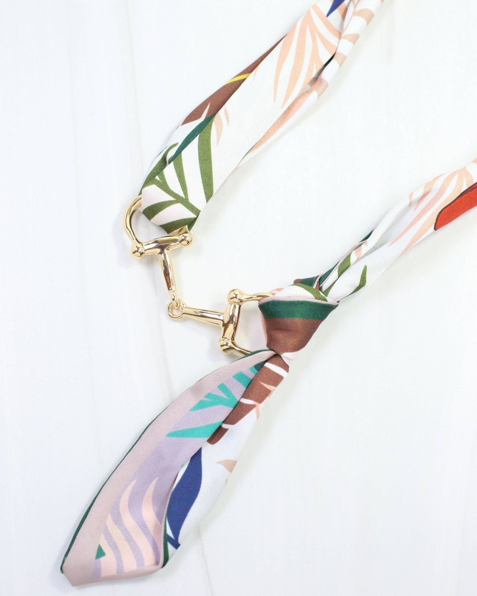 Lana Horsebit Scarf Necklace Multi - Jessi Jayne Boutique