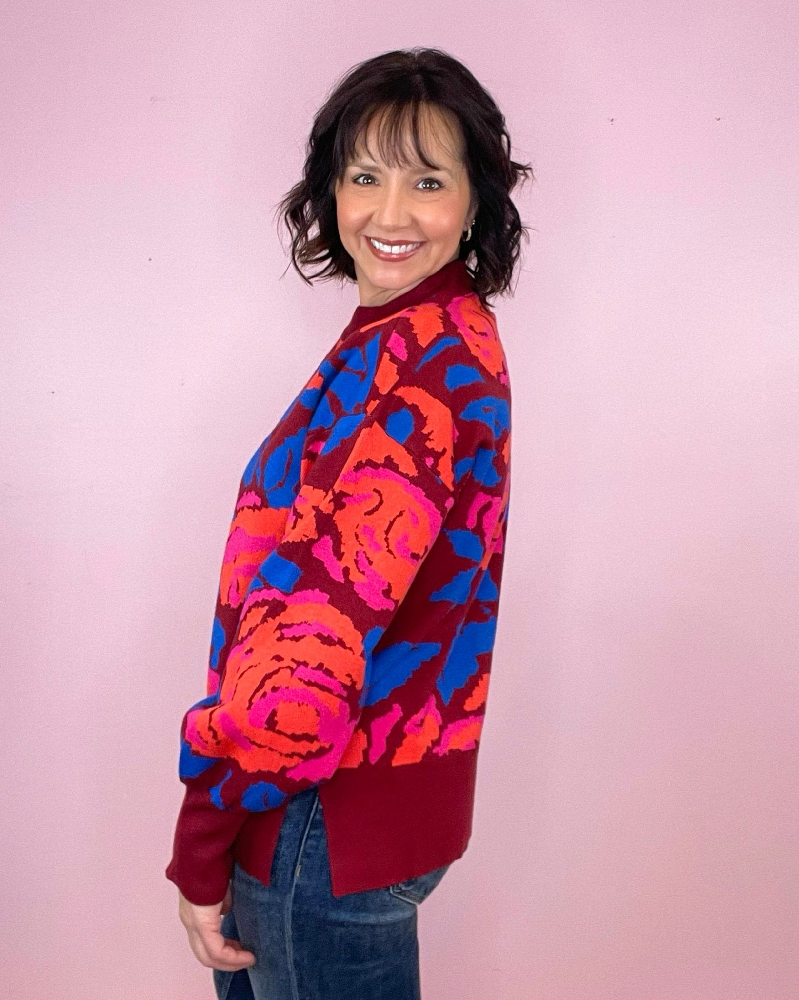 Adore You Butter Soft Floral Sweater - Jessi Jayne Boutique