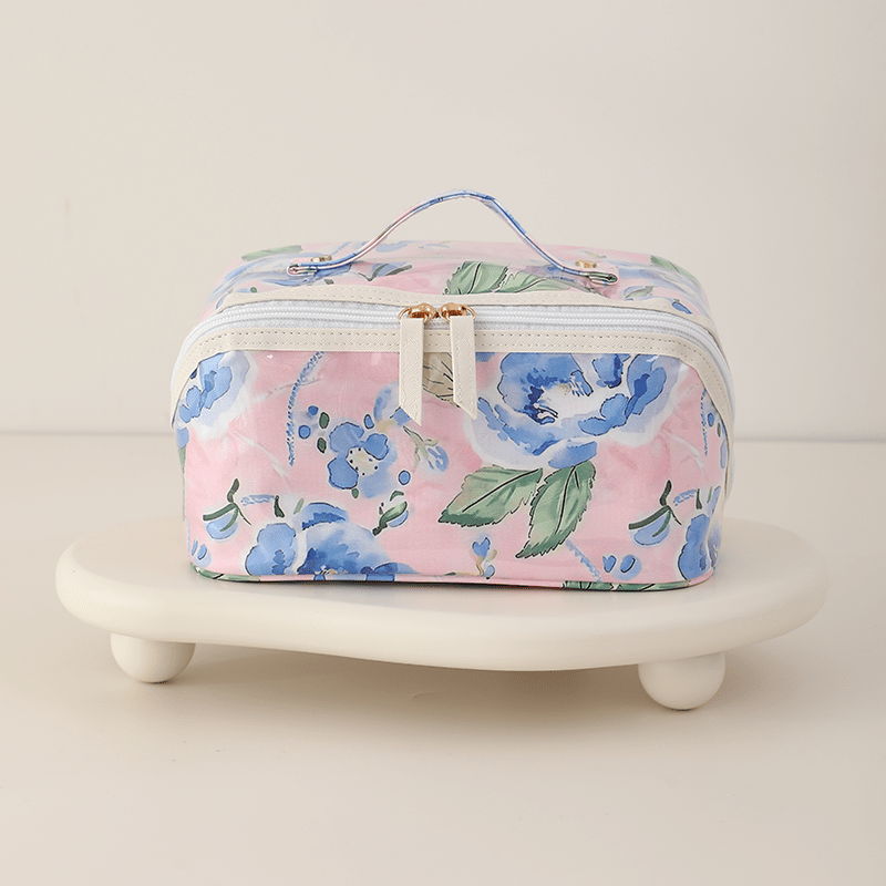 Waterproof Cosmetic Case Make up Bag Bluebell Voyage - Jessi Jayne Boutique