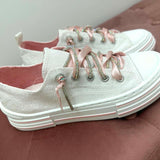 Very G White Glitter Aman Mary's Version Sneakers - Jessi Jayne Boutique