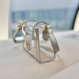 Anna Clear Silver Handbag - Jessi Jayne Boutique