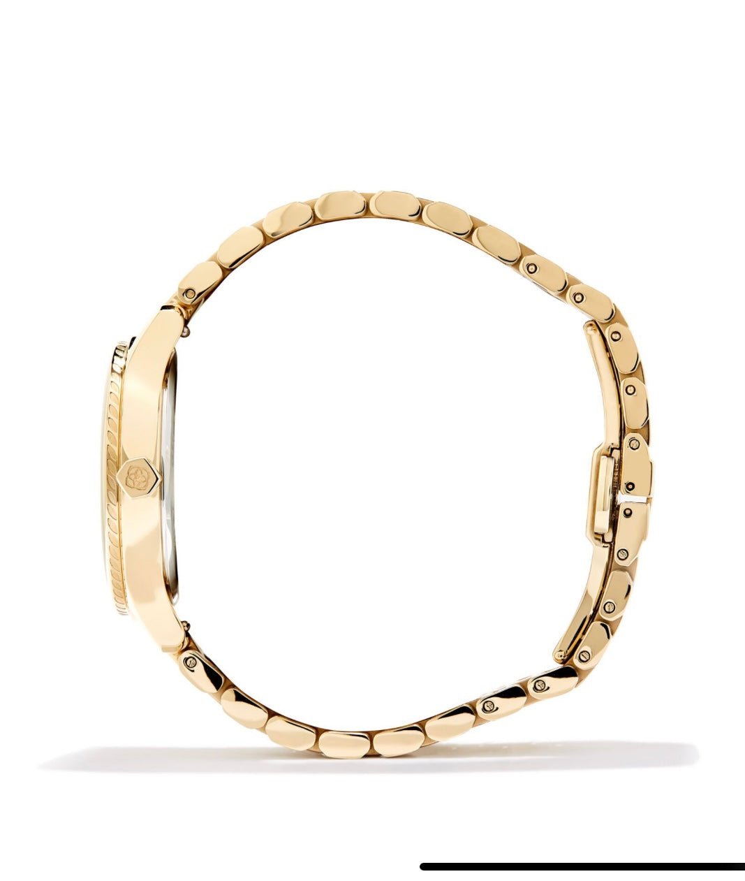 Kendra Scott Alex 35mm Gold Tone Iridescent Sunray Watch - Jessi Jayne Boutique