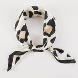 Tyler Leopard Pattern Scarf Beige
