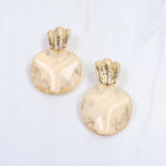 Adley Hammered Drop Earring - Jessi Jayne Boutique