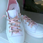 Very G White Glitter Aman Mary's Version Sneakers - Jessi Jayne Boutique