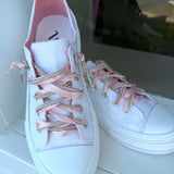 Very G White Glitter Aman Mary's Version Sneakers - Jessi Jayne Boutique