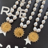 Chansuttpearls Gia Coin Necklace