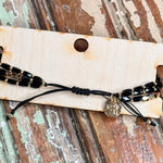 Black Pearl Layered Bracelet - Jessi Jayne Boutique