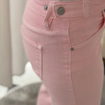 Blush Babe Tummy - Control Wide - Leg Crop Risen Jeans - Jessi Jayne Boutique