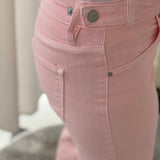 Blush Babe Tummy - Control Wide - Leg Crop Risen Jeans - Jessi Jayne Boutique