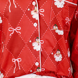 Santa's Signature Bow Ruffle Pajama Set - Jessi Jayne Boutique