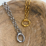 Chansuttpearls Scotty Necklace: Gold